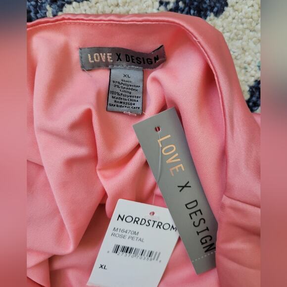 Love X Design Rose Petal Sleeveless Wrap Dress Ruffle Hem NWT - Picture 5 of 6